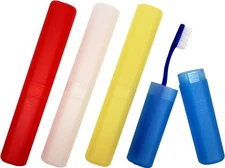 3 Travel Set -Toothbrush  Holder  Plastic Container