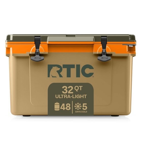 RTIC 32 QT Ultra-Light Hard-Sided Ice Chest Cooler, Fits 48 Cans, Trailblazer