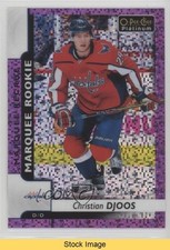 2017 O-Pee-Chee Platinum Marquee Rookies Violet Pixels Christian Djoos READ 4a0