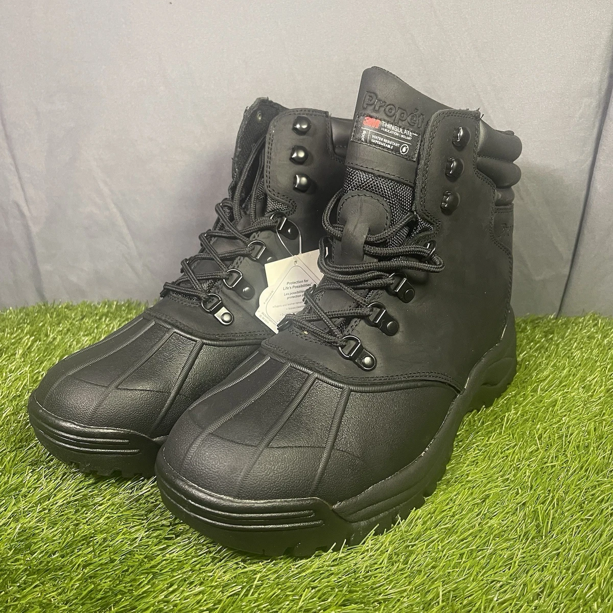 Propet “Brock” Black Boots (Mens 11.5) Propét Zip Boots for Men for Sale | Shop New & Used Men main image 3