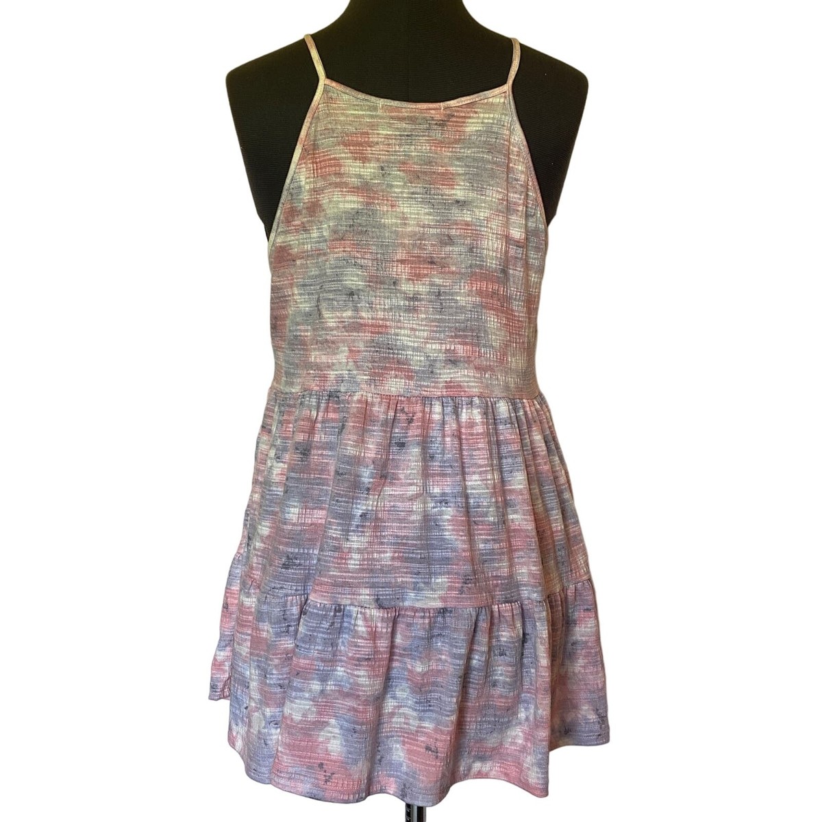 Above & Beyond Womens L Tiered Tank Cottage Stretch Knit Mini Tunic Dress | eBay Above & Beyond Womens L Tiered Tank Cottage Stretch Knit Mini Tunic Dress | eBay