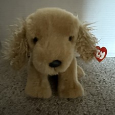 TY Classic c*cker Spaniel Dog Corky Plush Stuffed Beanie Toy 10”  1996