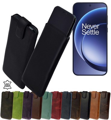 Suncase  Hülle Tasche Echt Leder Handyhülle Case Etui für OnePlus 15 5G