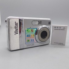 Cámara digital Vivitar Vivicam 5340s 5,0 MP plateada probada