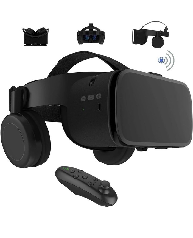 BOBOVR VR Headset with Wireless Remote Bluetooth, 3D VR Glasses for Movies
