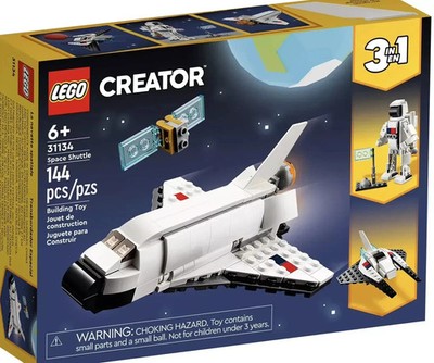 31134 SPACE SHUTTLE nasa lego creator legos set 3 in 1 ship astronaut NEW