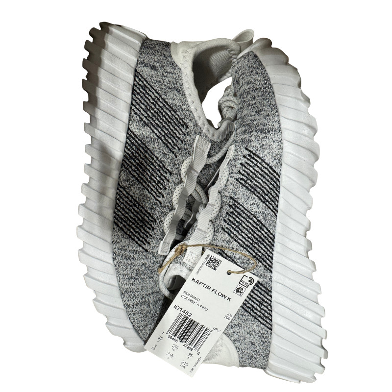 Adidas Kaptir Flow Kids Shoes Size 3Y White Gray Running Sneakers – New Adidas Kaptir Flow Kids Shoes Size 3Y White Gray Running Sneakers – New