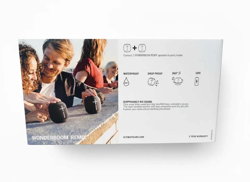 UE WONDERBOOM Remix портативный беспроводной Bluetooth-динамик - комплект из 2 штук! - Изображение 2 из 4