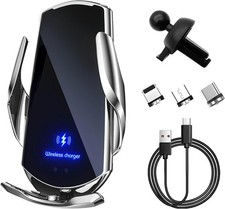 Wireless Car Charger Mount Electric Induction 15W Fast Charging Bracket Air