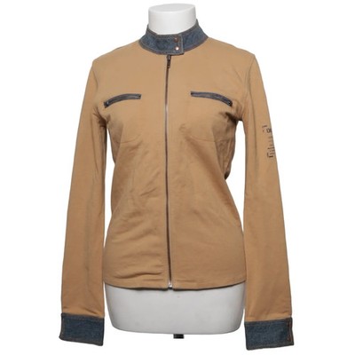 DKNY Jeans, Jacke, Damen, Größe: M, Beige, Baumwolle/Elasthan, Einfarbig #dqp