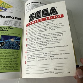 Sega Visions Premiere Magazine Issue Magazine  First 1 w Cards cgc Retro MJ 90s