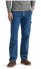 Wrangler Carpenter Jeans Mens 32x30 Relaxed Fit 5 Star Blue Denim NWT