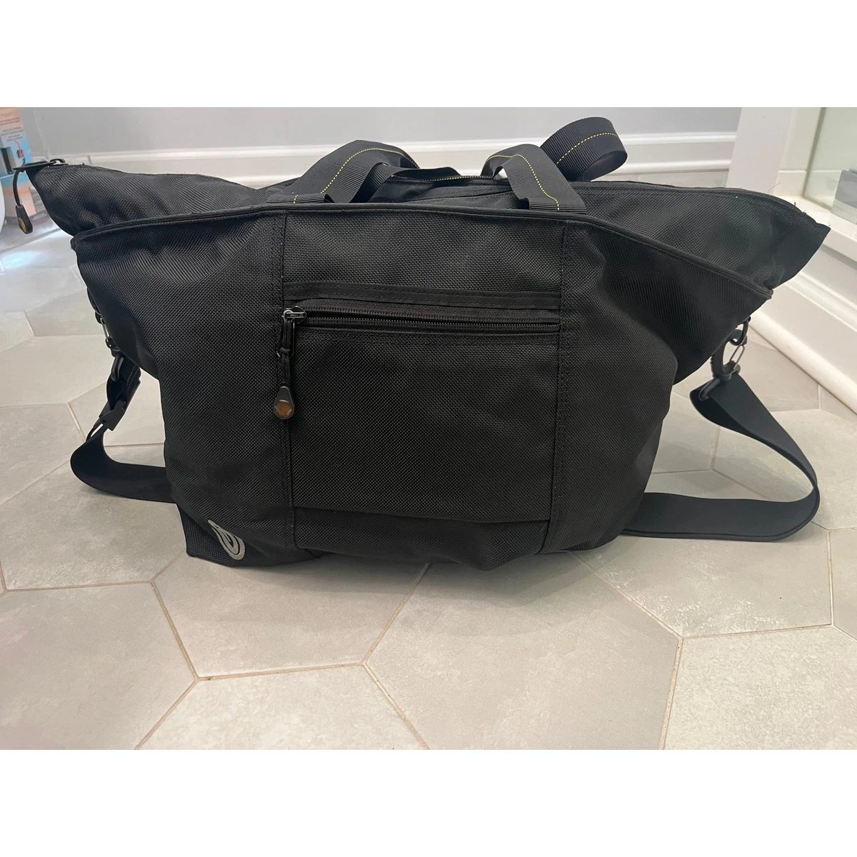 aimee kestenberg florence travel tote laptop bag black Brown Leather Tote Bag For College, Work, and Play