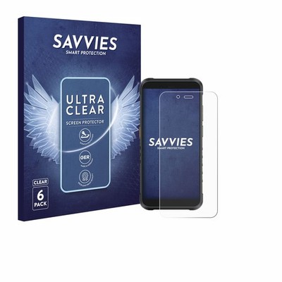 6x Schutzfolie für Ulefone RugKing Display Schutz Folie