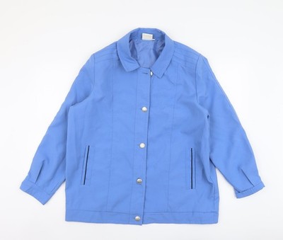 Analina Damenjacke blau Größe 16 geknöpft