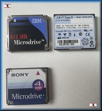 IBM Microdrive  340MB 512MB 1GB 4GB - mit Pla...