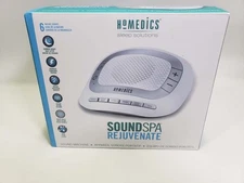 HoMedics SS-2025B Sound Spa Portable White Noise 6 Nature Sounds Sleep Machine
