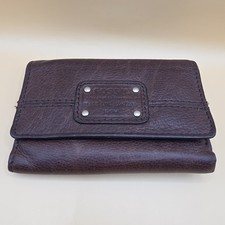 Fossil Long Live Vintage 1954 Trifold Wallet Women's Leather Dark Brown
