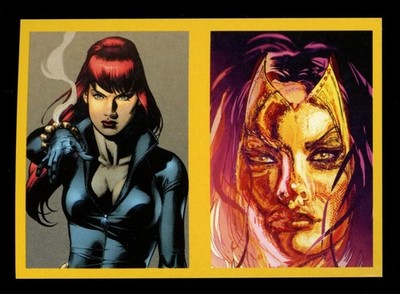 BLACK WIDOW 2021 Marvel Versus Sticker #89a-b *Qty