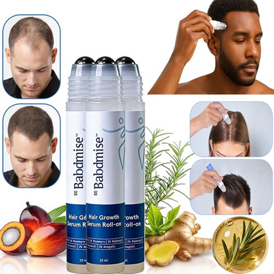 #ad Be Babdmise Hair Growth Serum Roll On 25ml 3% Rosemary Reduces Hair Fall $42.95