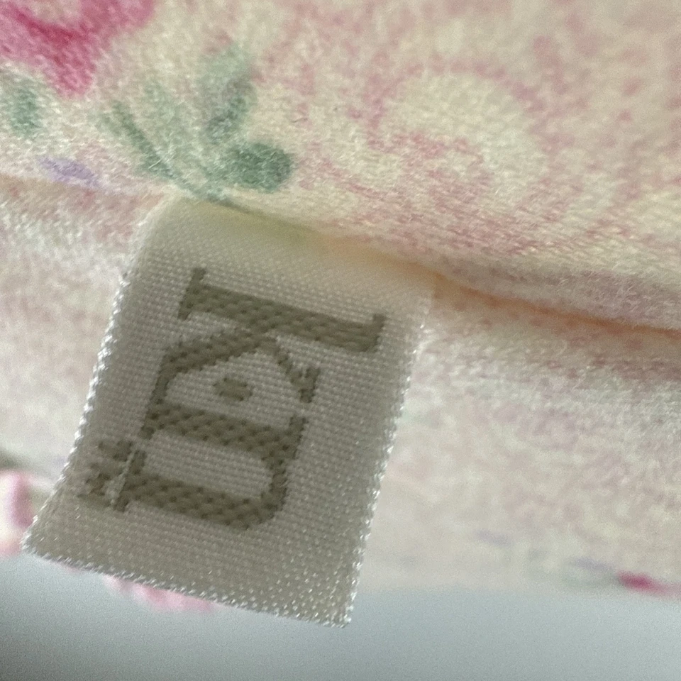 Camisón Karen Neuburger Encore S Rosa Verde Suave Mezcla Algodón Manga Larga Foto 4 de 4