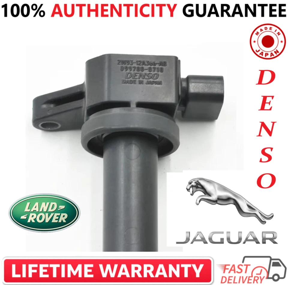 8 DENSO 2W93-12A366-AB Ignition Coils For 2002-2010 Jaguar 4.2L V8 GENUINE - Image 2 of 4