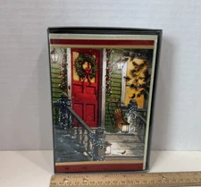 Hallmark Christmas Cards Box of 16 + 17 Self Sealing Envelopes