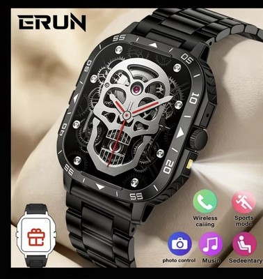 New Smart Watch Compatible for iPhone & Android, Wireless 5.0 Full Touchscreen