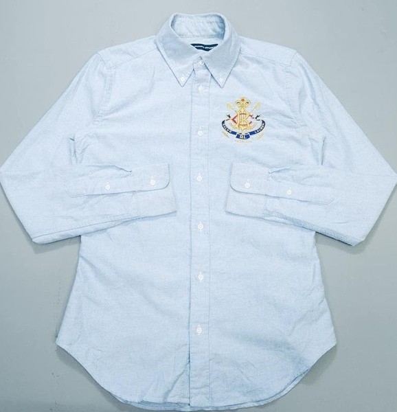 Women Ralph Lauren Shirt Blue Cotton S