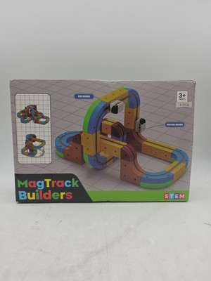 MagTrack Builders, 81 Pieces, Building Train Set, STEM
