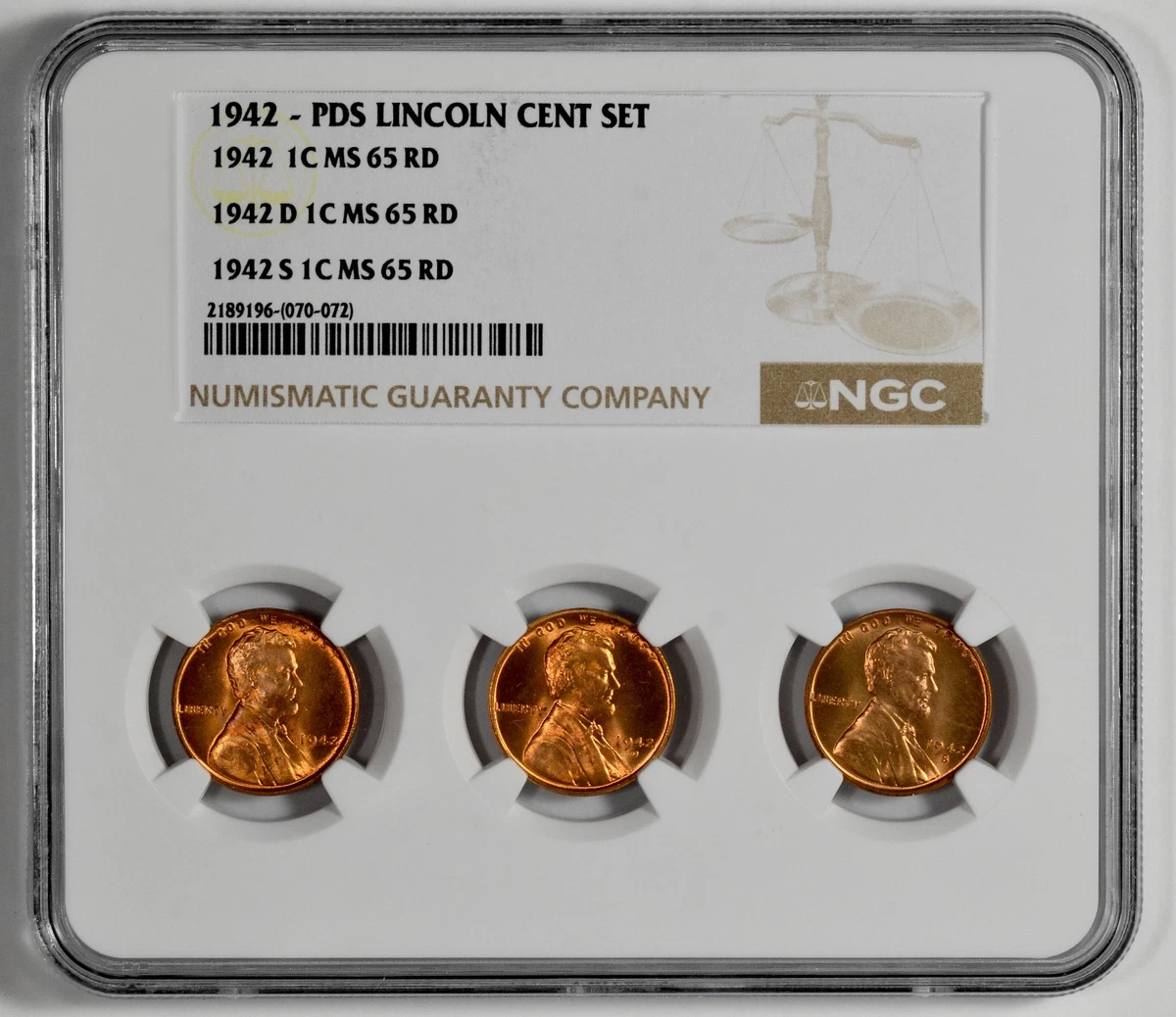 8月1まで メープルページ 2着 Copper 1942 Year Lincoln Wheat US Small Cents (1909-1958) for sale