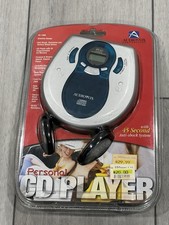 Audiovox 2001 Personal Portable ESP CD Player Teal Blue CE-146B Music Stereo