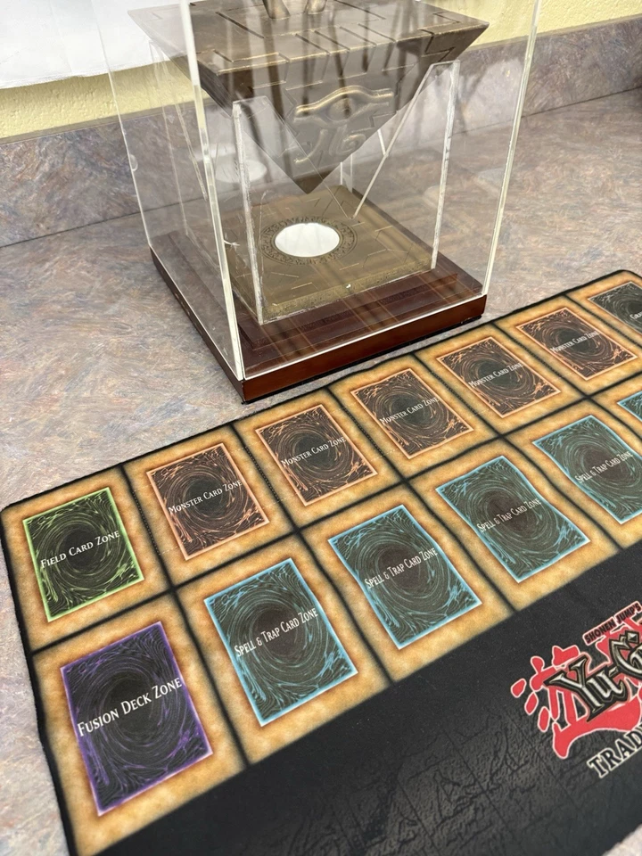2003 Yu-Gi-Oh! TCG World Championship Millennium Puzzle Trophy and Play Mat - Image 4 of 4