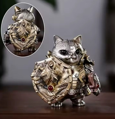 JUST IN! ZhuoJiang Animal Kingdom Warriors -CYBER-CAT- Magnetic Metal MiniFigure
