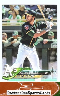 2018 Topps Chrome #157 Dustin Fowler Refractor