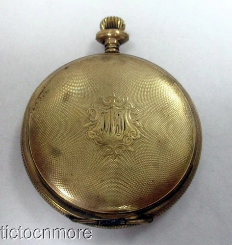 ANTIQUE ELGIN GRADE 302 MODEL 2 15J 12s HUNTER CASE POCKET WATCH 1905
