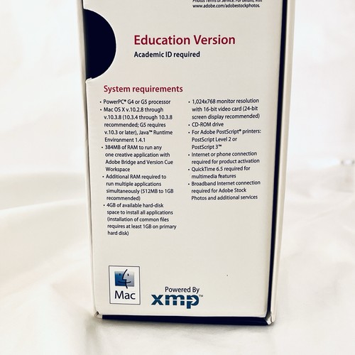 Vtg Adobe Creative Suite 2 Premium Education for Apple Mac Complete 6 Disc Set - Picture 6 of 15