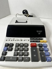Sharp EL-1197PIII Desktop Printing Calculator, AC Powered, Large Keys, LCD
