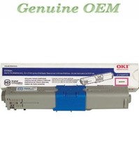 44469721 Original OEM Okidata Toner Cartridge, Cyan High Yield Genuine Sealed