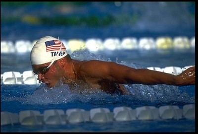 Ugar Taner of the USA competes during the World Swim Championships Old Photo