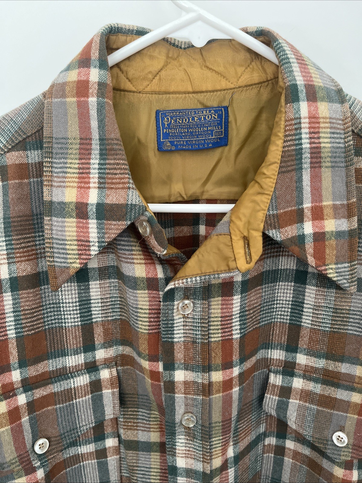 Pendleton Wool Plaid Button Up Guide Shirt - Men'… - image 3