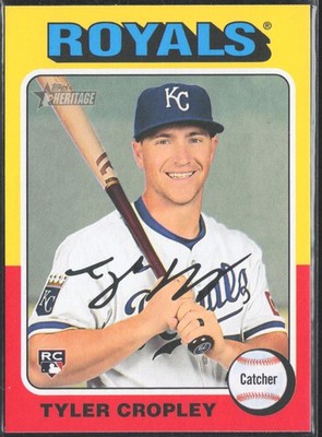 2024 Topps Heritage Tyler Cropley Rookie #630 Kansas City Royals RC