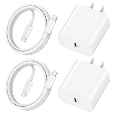 20W Fast Charger for iPhone 17/17 Max//17e/16/16 Max/Plus, iPad 13/12.9/11 in...