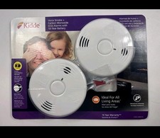 Kidde Voice Smoke  Carbon Monoxide CO Alarms 2Pk 10 Year Battery NIB
