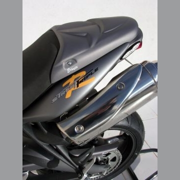 Ermax capot de selle 675 R Street Triple 09-11 brut monoplace