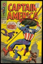 Captain America--#105--1968--COMIC BOOK--Marvel--VG