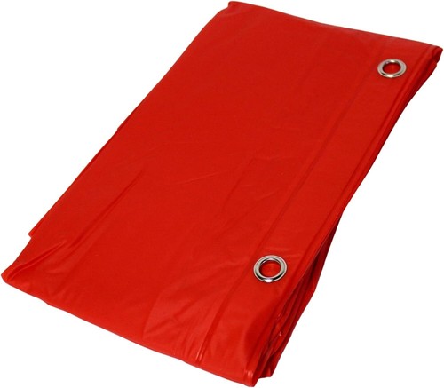 Holiday Red Shower Curtain Liner Metal Grommets Magnetized 70" x 72" Christmas - Picture 4 of 7