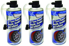 3x(SW3) Wheel Tyre Inflator Spare Space Saver Repair fits AUDI A1 S1