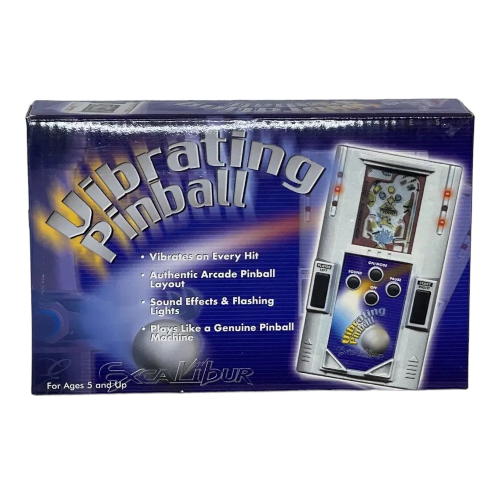 Excalibur Vibrating Pinball Handheld Electronic Game Never Opened for sale  online