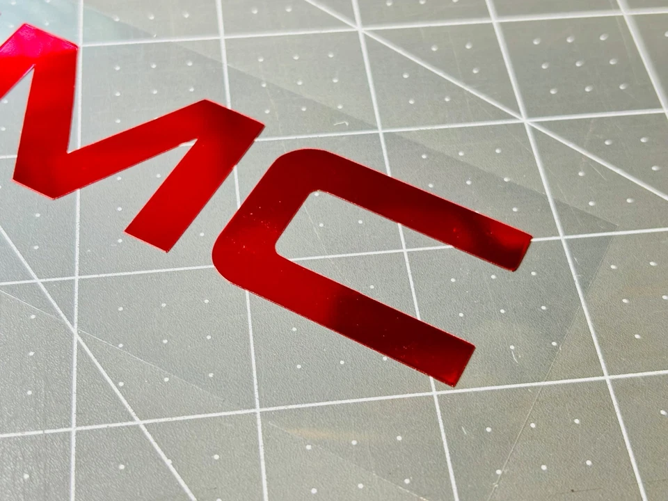 TWO GMC Die Cut Vinyl Decals Many Sizes/Colors Avail FREE Ship! Gmc Trucks Jimmy Foto 3 de 4